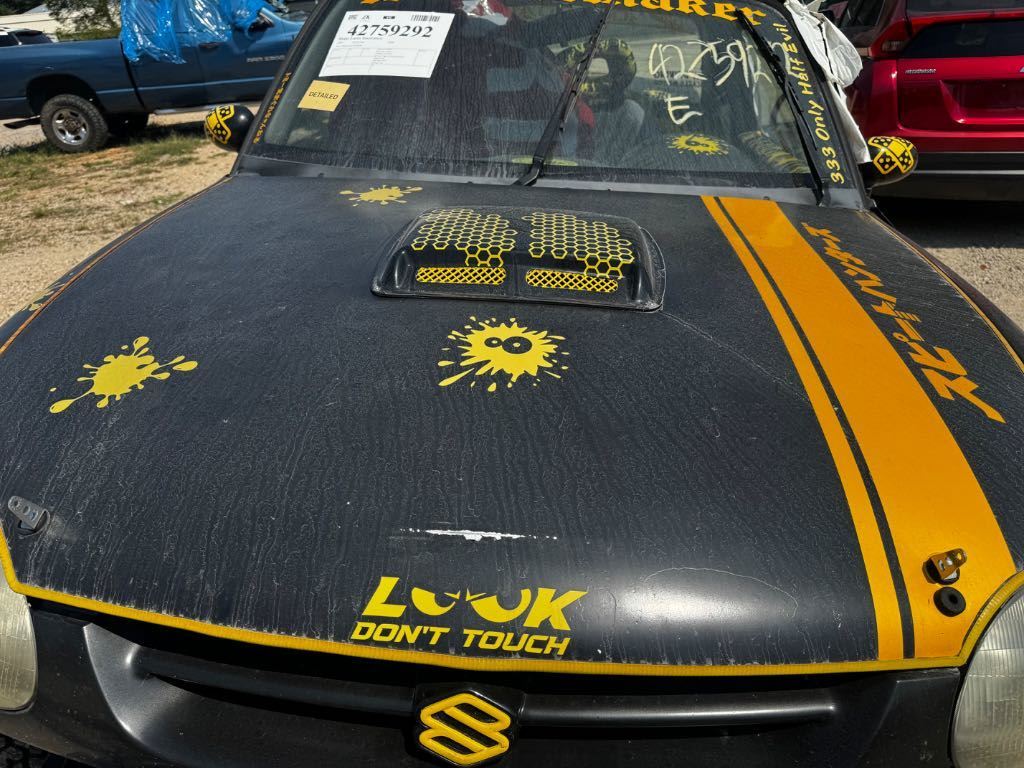 1996 1997 1998 Suzuki X90 OEM Hood Panel With Scoop Black  - $433.13