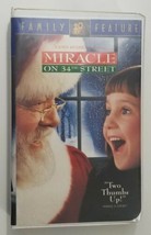 Miracle on 34th Street VHS 1995 20th Century Fox Movie - £4.69 GBP