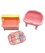 Playskool Loving Family Dollhouse Twins Figures, Stroller &amp; Bassinette - $43.20