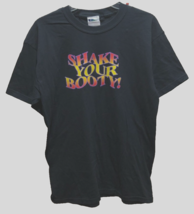 $50 KC Sunshine Band Shake Your Booty Disco Vintage 2-Sided Black T-Shirt M - £39.47 GBP