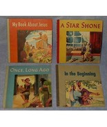 Set of four Childrens Christian Stories ca 1949 Vintage - $17.59 CAD