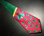 Tie keith daniels christmas red and green with singing christmas trees 03 thumb155 crop