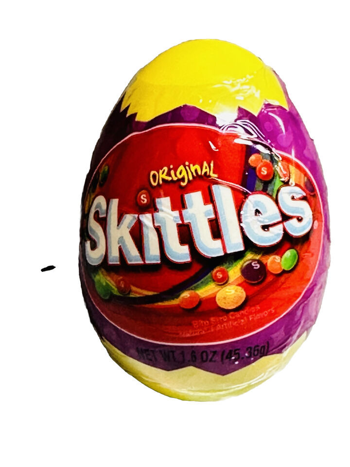 SKITTLES Original Chewy Candy Filled Easter Egg Easter Basket  1.6oz See... - $9.78