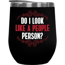 Make Your Mark Design Funny Do I Look Like a People Person? Coffee &amp; Tea Gift Mu - £21.86 GBP