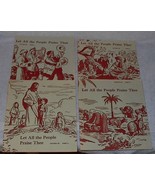 Set of Four early youth Sabbath School lesson books 1949  - $17.59 CAD