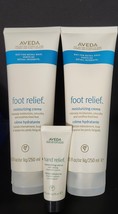 Aveda Foot Relief SET of 2 -8.5 oz + Travel size Aveda Hand Cream 0.85 oz - £45.72 GBP