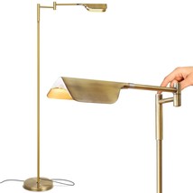 Brightech Leaf Pharmacy LED Reading Lamp, Dimmable Floor Lamp with Easy Rotation - £86.24 GBP