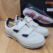 Skechers Mens Walking Shoes Size 12.5 EWW Go Walk Wistful White Navy Sneakers - £37.66 GBP