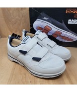 Skechers Mens Walking Shoes Size 12.5 EWW Go Walk Wistful White Navy Sne... - £37.64 GBP
