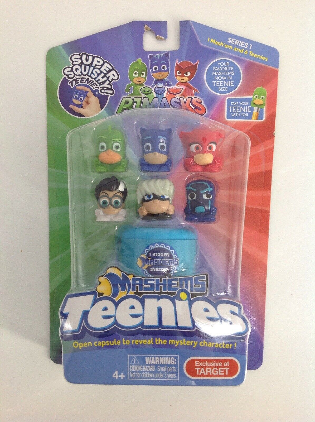 PJ Masks Mashems Teenies 6 Favorites &amp; 1 Mystery Capsule Series 1 Brand New - $4.46