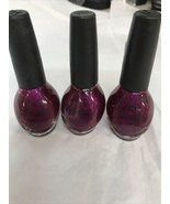 3 OPI Nail Polish Laquer Vio-Let&#39;s Talk about Red  NI-388 Nicole - £14.95 GBP