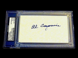 AL CAMPANIS DODGERS GM ROYALS PLAYER SIGNED AUTO INDEX CARD PSA/DNA AUTH... - $59.39