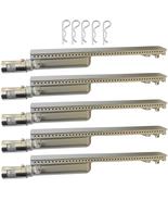 Grill Burners 5-Pack Stainless Steel For Bull Cal Flame Aussie Jenn Air ... - $238.58