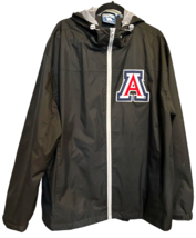 polar quality black jacket removable hood University of Arizona patch me... - £11.55 GBP