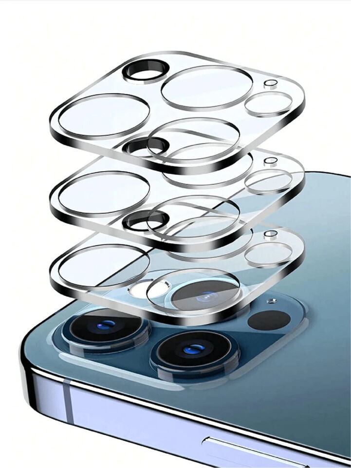 3pcs Durable Camera Lens Protectors for Apple iPhone Anti Scratch HD Cla... - $3.72