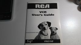 1 RCA~ VCR User's Guide Manual Instruction Booklet VR651HF Vintage 2001 New - $9.31