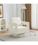 29&quot; Swivel Accent Chair, Modern Rotating Armchair, Beige - €237,92 EUR