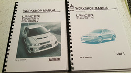 Mitsubishi Lancer Evo Iv / V / Vi - 4 / 5 / 6 Workshop Manual Reprinted - £78.62 GBP