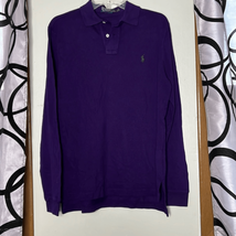 Polo by Ralph Lauren Blue Label custom fit, long sleeve polo, top size m... - $19.60