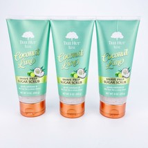 Tree Hut Bare Coconut Lime Shave Prep Sugar Scrub Coconut Lime 9 Oz Lot Of 3 - £21.49 GBP