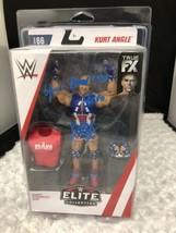 WWE Mattel Elite Kurt Angle Autograph Figure Inscribed Signed HighSpots COA - £98.75 GBP
