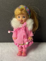 Mattel Kelly Li&#39;l Friends of Kelly Barbie Doll Light Brown Hair Blue Eyes - £7.17 GBP