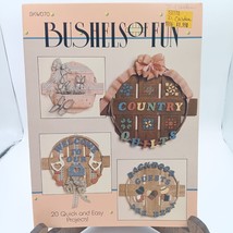 Vintage Wood Basket Craft Patterns, Bushels of Fun BKW070, 20 Quick and ... - $11.65