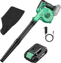 K I M O. Cordless Leaf Blower Vacuum Combo 4 In 1, 3 Nozzles For Inflati... - $57.98