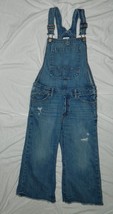 Youth Girls Classic GAP KIDS Brand Denim Overalls Flare Legs size 5-6 / 24x18 - £14.10 GBP