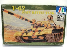 Italeri T-62 Main Battle Tank 1/72 Scale Model Kit No. 7006 New Sealed - £23.67 GBP