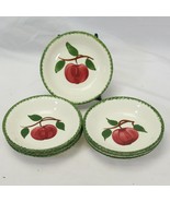 Blue Ridge Quaker Apple Fruit Bowls 5 1/4&quot; Lot of 7 - $48.33 CAD