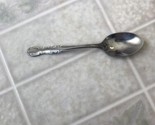 Utica Stainless Oval Soup Spoon Woodbine Pattern USA Floral Scrolls #108... - $9.81