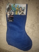 Star Wars Christmas Stocking Blue/White-Brand New-SHIPS N 24 HOURS - $16.02 CAD