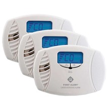 Carbon Monoxide Detector C0 Co Cm First Alert Alarm Monitor Portable Travel 3PK~ - £69.37 GBP