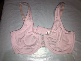 Wacoal Soft Embrace Pink Full Coverage Bra 851211 Size 34D Underwire - £10.05 GBP