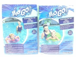 Lot of 2 H2O GO Inflatable Pool Tube Toy Donut Beach Swim Ring Kids Age 3 to 6  - £8.03 GBP