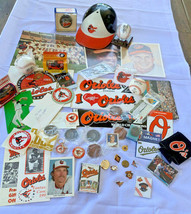 Orioles Baltimore O&#39;s Baseball Lover Memorabilia LOT Pins Cars Pictures ... - £63.35 GBP