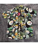 NFL Pittsburgh Steelers Mens Hawaiian Tropical Shirt Button Up Lightweig... - €20,55 EUR
