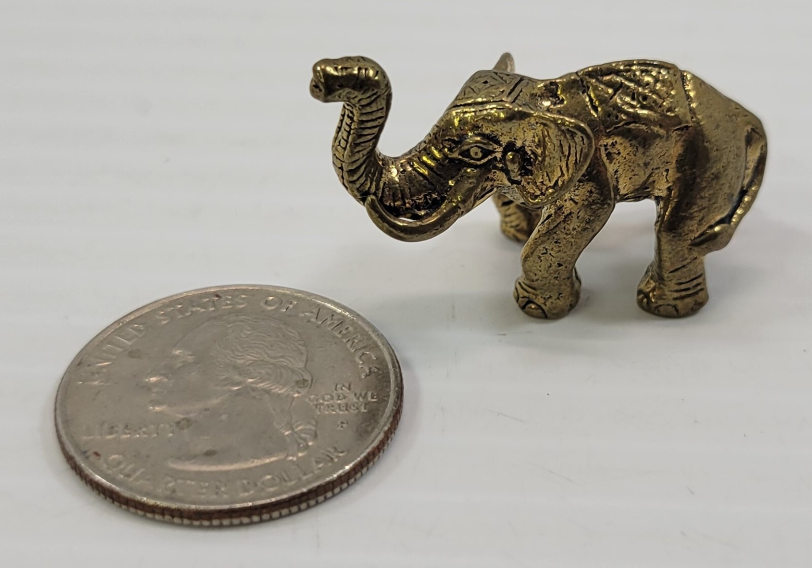*B5) Good Luck Magic War Elephant Thai Amulet Talisman Figurine - $14.84