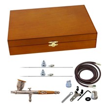 Paasche Airbrush TG-3WC Talon TG Airbrush in Wood Case with 3 Heads - $170.59