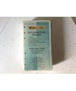 Day-Timer 2-Page-Per-Day Reference Refill Portable Size Jan 2000 Movie Prop - $15.80
