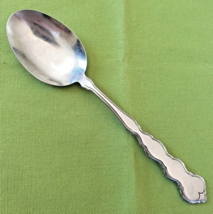 Oneida Stainless Soup Spoon Valerie Pattern Distinction Deluxe HH 7" #73445 - $5.93