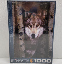 Eurographics Gray Wolf 1000 Piece Puzzle New Sealed Made in USA Gift - $19.53 CAD