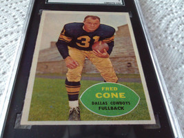 1960   FRED  CONE   # 34  TOPPS   SGC  84    DALLAS  COWBOYS   FOOTBALL - $59.99