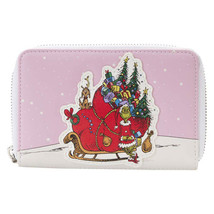 Dr. Seuss The Grinch Sleigh Zip Around Purse - £45.15 GBP