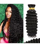 Human Braiding Hair For Boho Braids 120g Deep Wave Bulk Human Hair for B... - $55.99