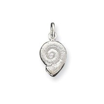 NEW Sterling Silver Polished Shell Charm - £23.87 GBP