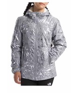 NEW NWOT The North Face Girls&#39; Reversible Mossbud Parka LARGE $150 Grey ... - £48.23 GBP