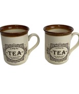 biltons england tea Staffordshire Earthware mug Set of 2 - $34.64