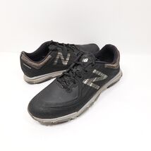 New Balance Mens Minimus Tour Black Golf Spikes Shoes Waterproof Size 10.5 - $22.49
